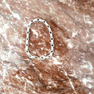 Silver link bracelet